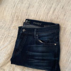 Men’s 7fam straight leg luxe performance jeans